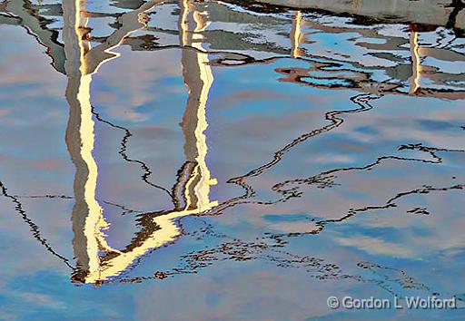 Bridge Reflected_P1140345.jpg - Photographed along the Rideau Canal Waterway at Kilmarnock, Ontario, Canada.